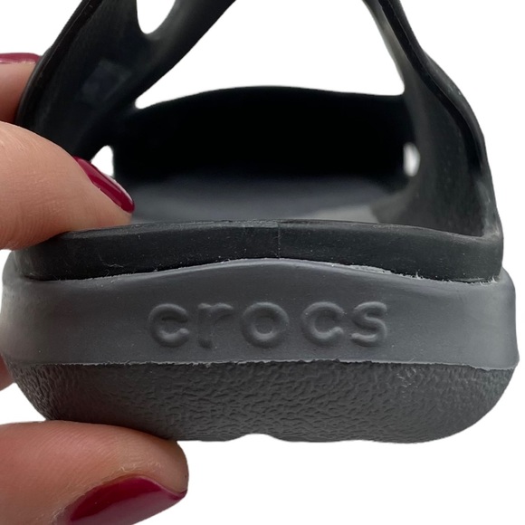 Crocs Swiftwater Wave Black Shoe Size 6 - Picture 7 of 10